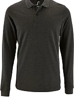 SOL'S Perfect LSL Men Pánské piqué polo s dlouhým rukávem 25.2087 charcoal melange