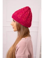 Dámská čepice Kalina model 21798581 fuchsiová - K-Fashion Dámská čepice Kalina model 21798581 fuchsiová - K-Fashion