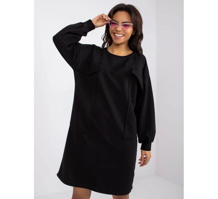 Šaty EM SK model 17074682 černá - FPrice Šaty EM SK model 17074682 černá - FPrice