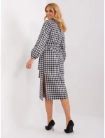 LK SK 509516 šaty.04 bílá a černá