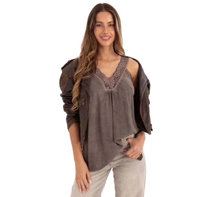 Top MI TP model 21717722 ciemny bezowy - FPrice Top MI TP model 21717722 ciemny bezowy - FPrice