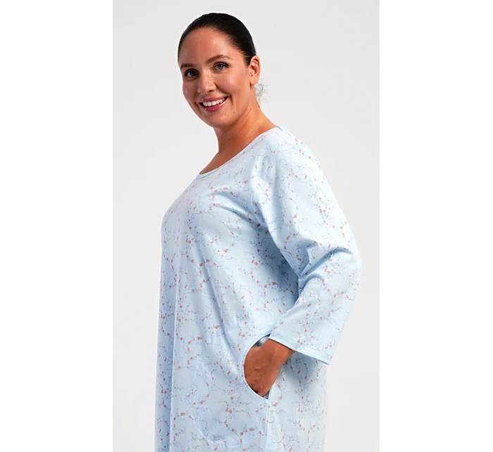 Dámské domácí šaty s tříčtvrtečním rukávem Lauren