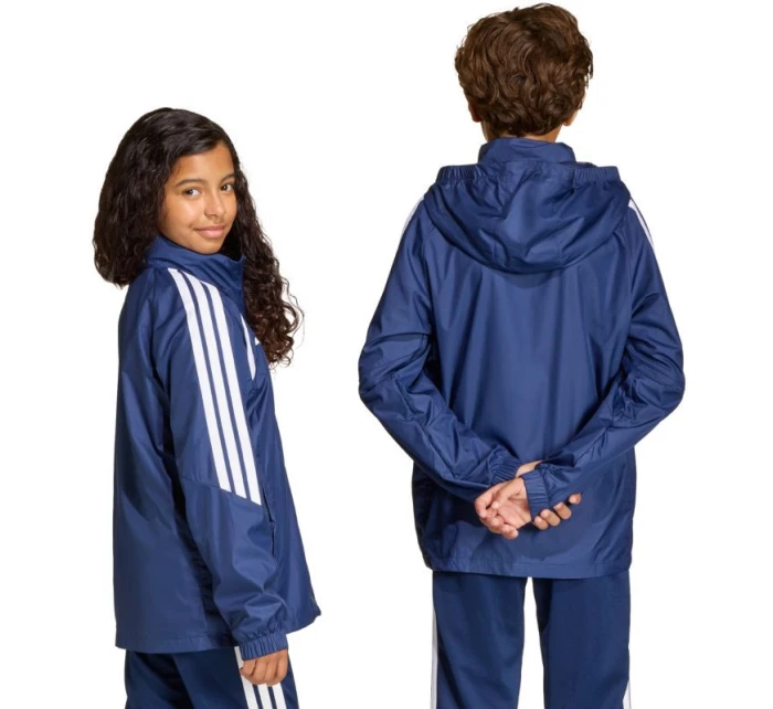 Dětská bunda adidas Tiro 26 League tmavě modrá JY9725 Dětská bunda adidas Tiro 26 League tmavě modrá JY9725