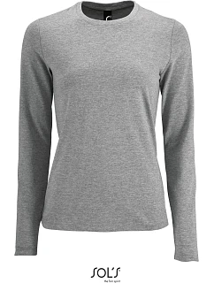 SOL'S Imperial LSL Women Dámské tričko s dlouhým rukávem model 22535154 grey melange