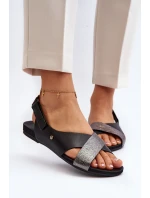 Kožené Sandály Na Suchý Černé model 21647961 - Zazoo