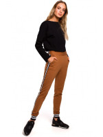 Kalhoty Jogger s  manžetami karamelové model 18002206 - Moe