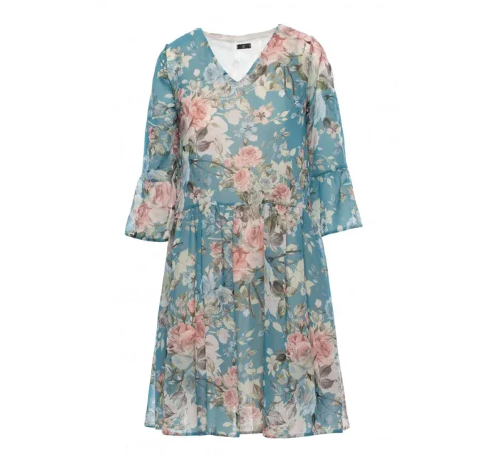 Šifonové šaty se pasem model 4 model 18002560 - STYLOVE