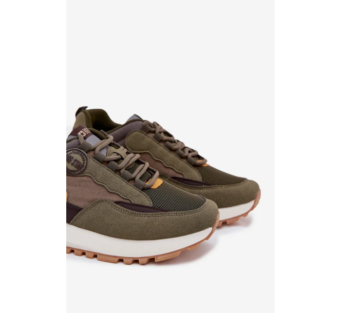 Pánské sportovní tenisky Big Star HI-POLY SYSTEM – tmavě zelené Pánské sportovní tenisky Big Star HI-POLY SYSTEM – tmavě zelené