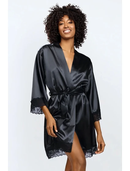 Dámský župan model 21778834 Černá - DKaren Dámský župan model 21778834 Černá - DKaren