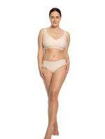 Dámský sportovní top Jelly bra comfort beige - JULIMEX Dámský sportovní top Jelly bra comfort beige - JULIMEX