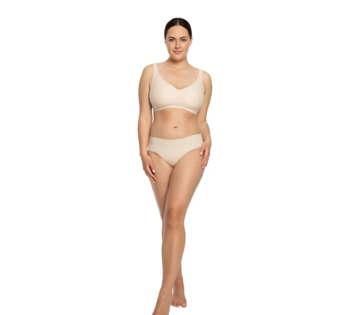 Dámský sportovní top Jelly bra comfort beige - JULIMEX Dámský sportovní top Jelly bra comfort beige - JULIMEX