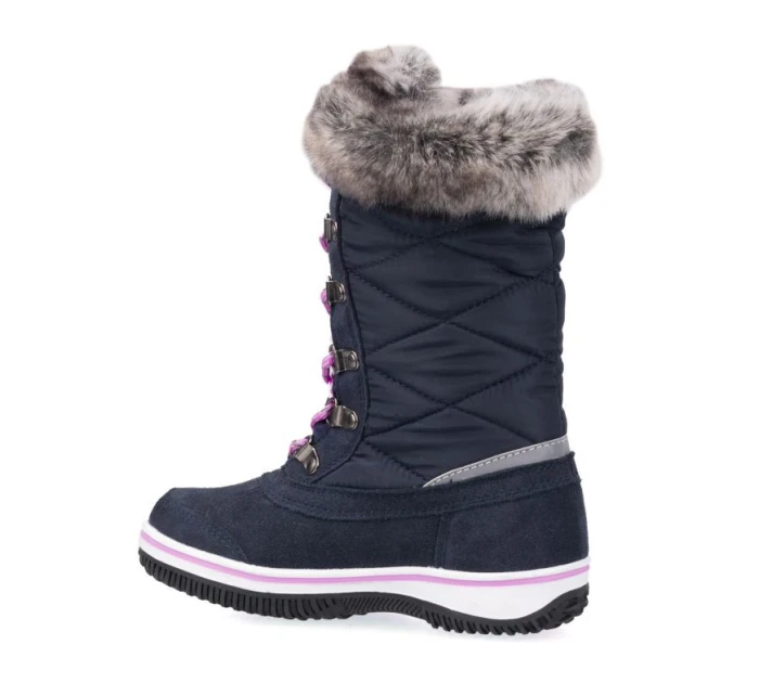 Trollkids Dívčí sněhule Holmenkollen zimní boty pro dívky námořnická modrá (171-114)