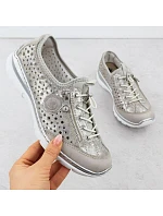 Rieker W L32P6-90 RKR764 ažurové polobotky