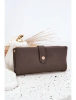 Dámská peněženka z ekokůže Velká šedá Gilessa Dámská peněženka z ekokůže Velká šedá Gilessa