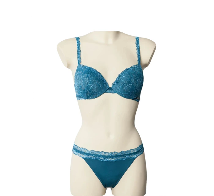 Kalhotky F3690E- petrolejová - Calvin Klein