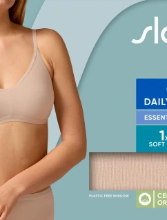 sloggi GO Daily Cotton Soft bra - BROWN - SLOGGI BROWN - SLOGGI
