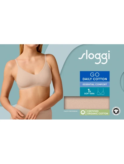 sloggi GO Daily Cotton Soft bra - BROWN - SLOGGI BROWN - SLOGGI sloggi GO Daily Cotton Soft bra - BROWN - SLOGGI BROWN - SLOGGI