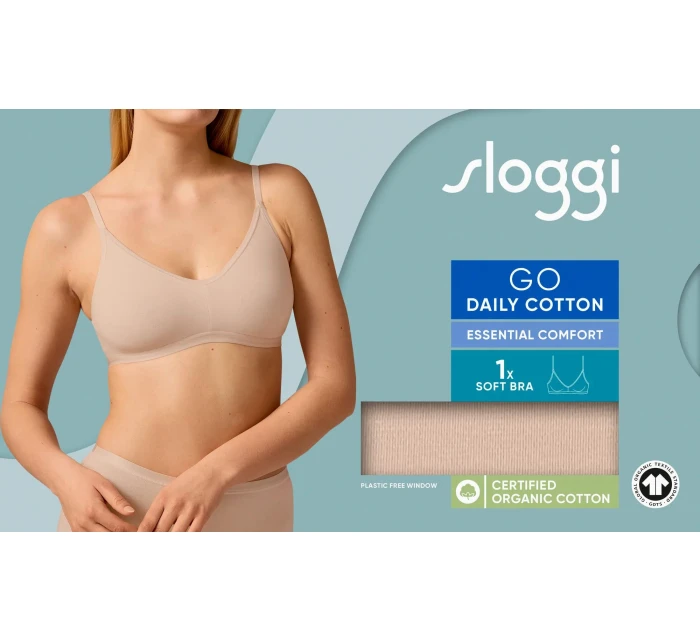 sloggi GO Daily Cotton Soft bra - BROWN - SLOGGI BROWN - SLOGGI sloggi GO Daily Cotton Soft bra - BROWN - SLOGGI BROWN - SLOGGI