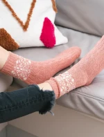 Ponožky Steven art.093 Vzor Vlněné dámské 35-40