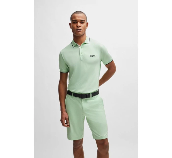 Pánské polo tričko  Pro Open Green regular fit zelené model 21350268 - Boss