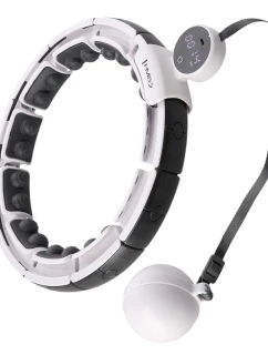 Hula Hop HMS HHM16 s magnetem a závažím bílá + počítadlo