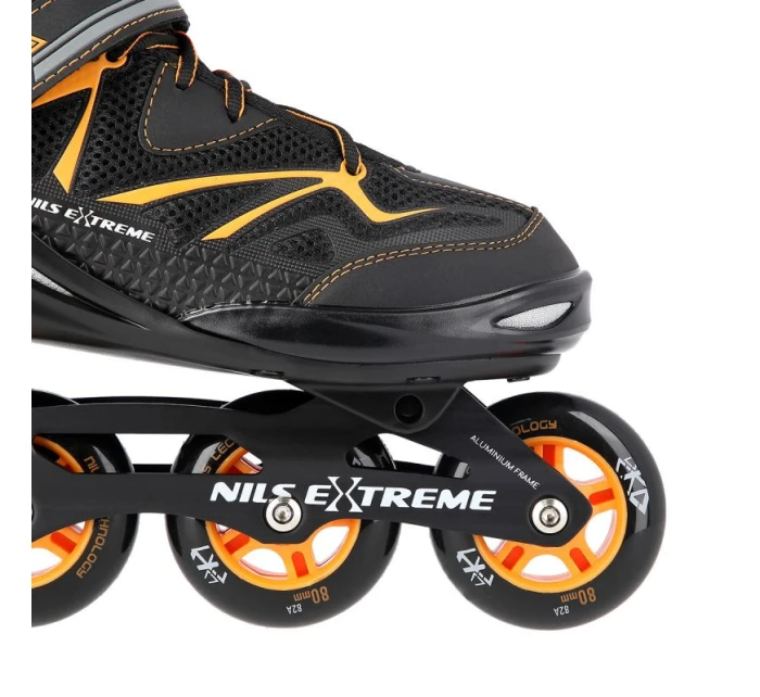 Inline brusle NILS Extreme NA9022 black/orange, velikost 41 Inline brusle NILS Extreme NA9022 black/orange, velikost 41