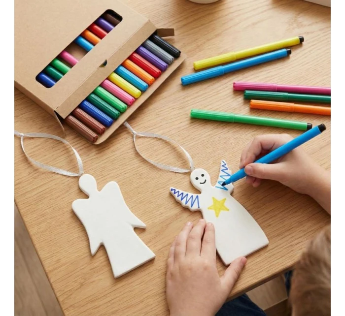 SADA DVOU DIY andělských přívěsků 5x0,5x10,5 cm