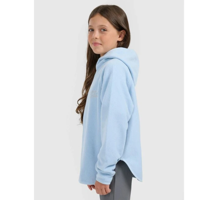 Dívčí volný fleece s kapucí model 21907156 - 4F