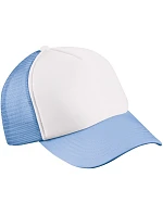 Daiber MB 71 Dětská 5 panelová síťovaná kšiltovka 03.0071 white/light blue Daiber MB 71 Dětská 5 panelová síťovaná kšiltovka 03.0071 white/light blue