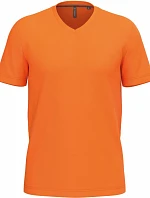 Kariban K 357 Pánské tričko s výstřihem do V 20.K357 orange