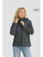 SOL'S Race Hooded Women Dámská 2-vrstvá softshellová bunda s kapucí 25.4448 charcoal grey SOL'S Race Hooded Women Dámská 2-vrstvá softshellová bunda s kapucí 25.4448 charcoal grey