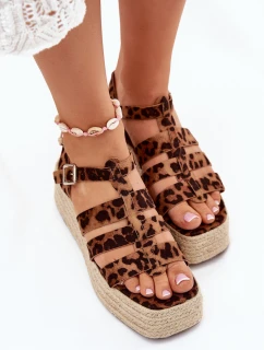 Dámské sandály s pásky a pletením model 21698921 - Boto