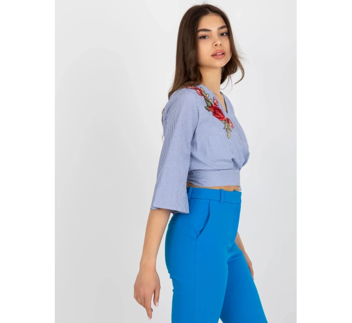 Halenka LK BZ 506243.78 bílá a tmavě modrá