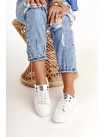 Dámské módní tenisky Big Star - bílá/tmavě modrá Dámské módní tenisky Big Star - bílá/tmavě modrá