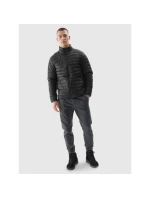 Pánská péřová bunda 4FAW23TDJAM239 20S Černá - 4F