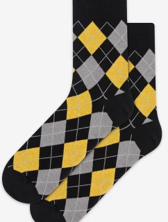 "CASUAL- Vzorované ponožky, pánské"