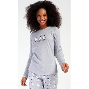 Dámské pyžamo dlouhé Tučňáci Dámské pyžamo dlouhé Tučňáci