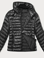 Dámská prošívaná bunda se stojáčkem černá (16M9108-392)