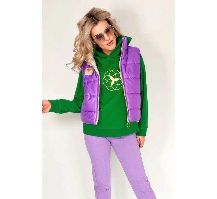 Dámská vesta Joy violet - MM FASHION