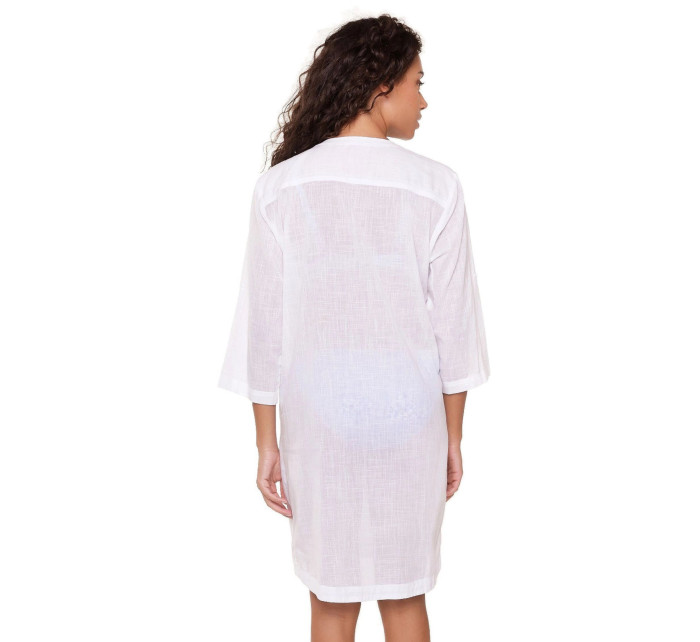 Plážové šaty 7225 white - LingaDore