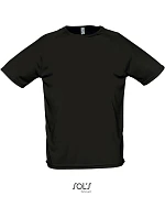 SOL'S Sporty Pánské raglánové sportovní tričko 25.1939 black SOL'S Sporty Pánské raglánové sportovní tričko 25.1939 black