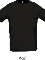 SOL'S Sporty Pánské raglánové sportovní tričko 25.1939 black