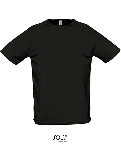 SOL'S Sporty Pánské raglánové sportovní tričko 25.1939 black