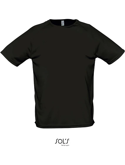 SOL'S Sporty Pánské raglánové sportovní tričko 25.1939 black SOL'S Sporty Pánské raglánové sportovní tričko 25.1939 black