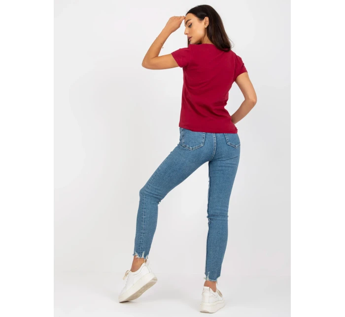 Tričko B 013.25P kaštanová