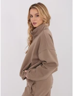 Bluza SM BL model 21782419 ciemny bezowy - FPrice Bluza SM BL model 21782419 ciemny bezowy - FPrice