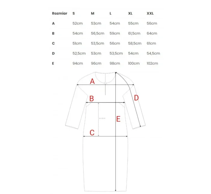 Šaty uvolněného střihu s výstřihem s  fialové model 20966103 - STYLOVE