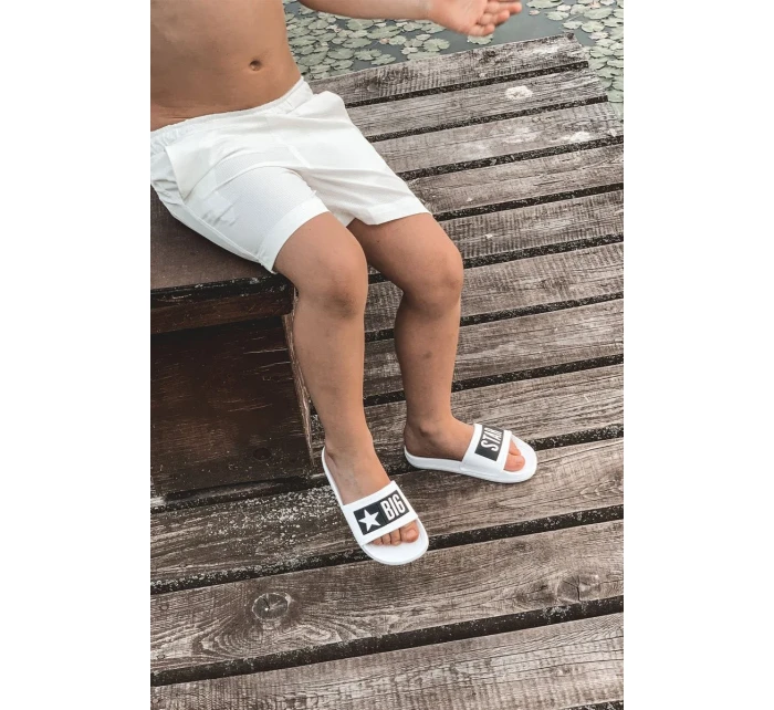 Dětské letní pantofle Big Star - bílé Dětské letní pantofle Big Star - bílé