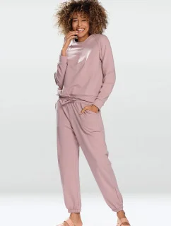 Tepláková souprava model 18140446 pudrově růžová - DKaren