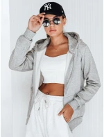 Dámská mikina VICTORIA světle šedá BY0228